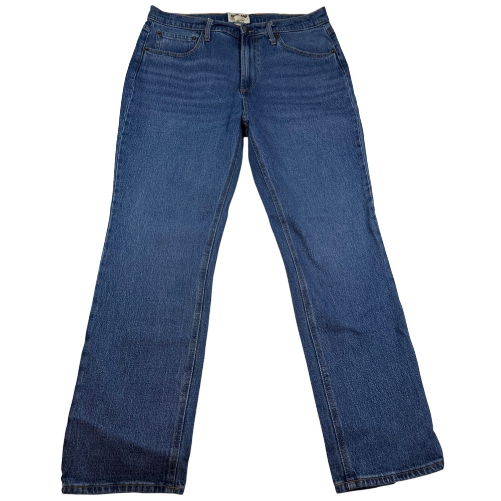 Kirkland Signature Womens High Rise Straight Leg Jeans Blue Denim Size 10